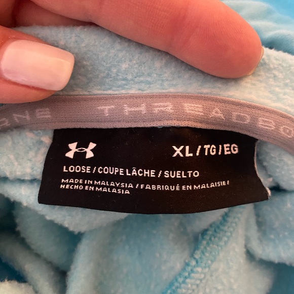 Under Armour light blue sweat shirt - Picture 6 of 7